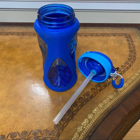 ZULU Torque 16 Fluid Ounce Blue Plastic Water Bottle with Straw Lid NEW - Picture 7 of 7